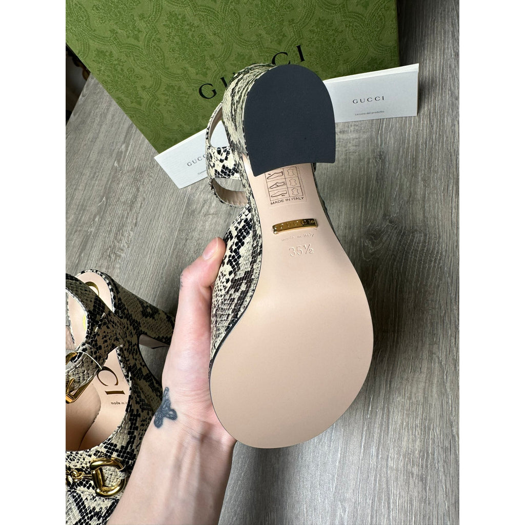 Gucci Escarpins en cuir Marron 35.5