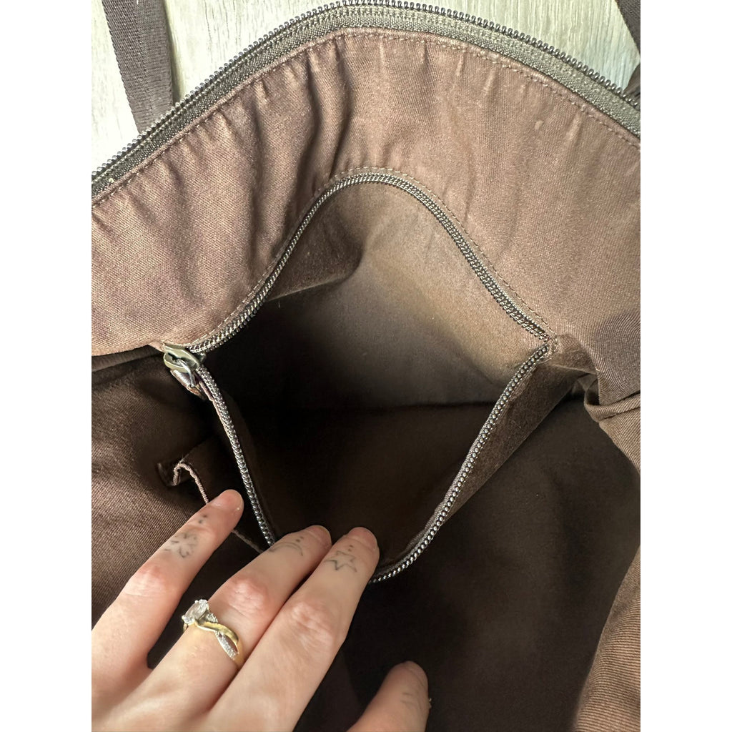 Gucci Sac bandoulière en toile Marron Largeur 28 cm, Hauteur 24 cm, Profondeur 3 cm