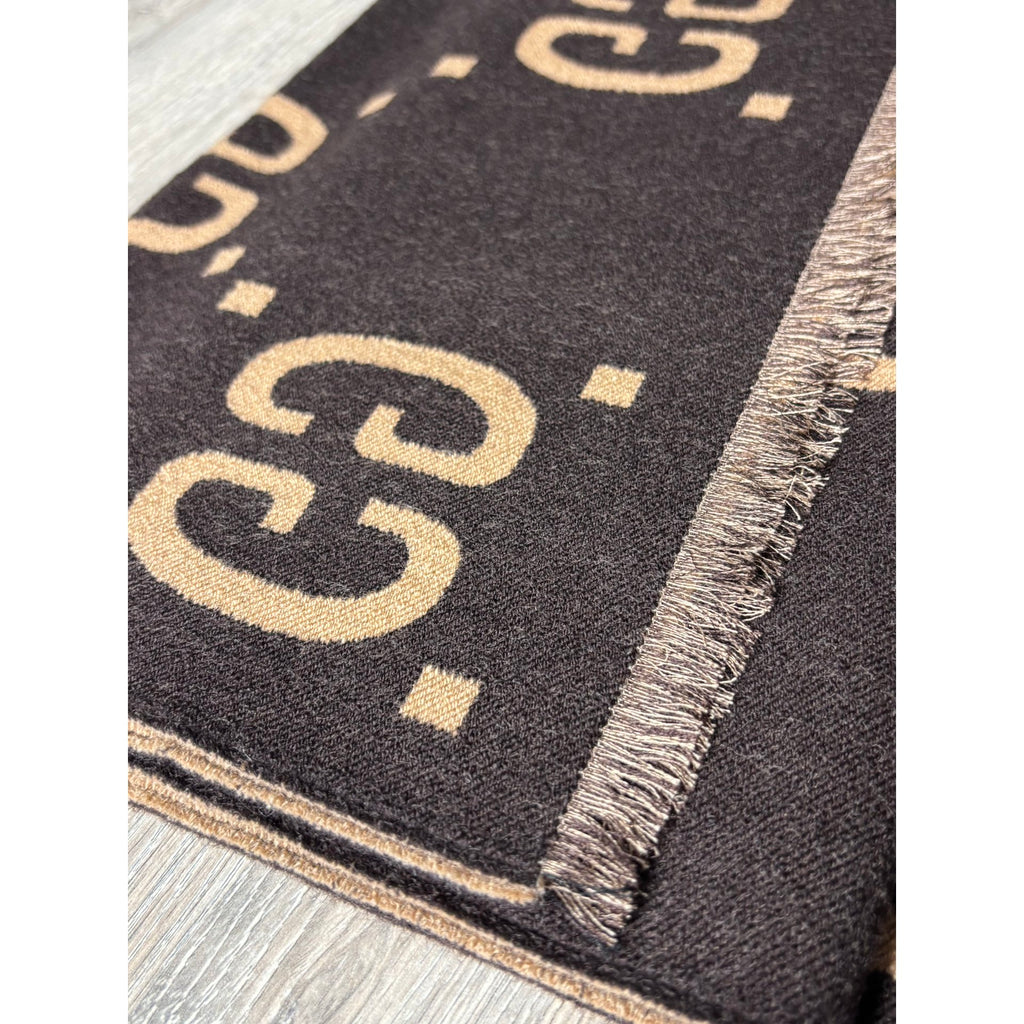 Gucci Echarpe en laine Marron