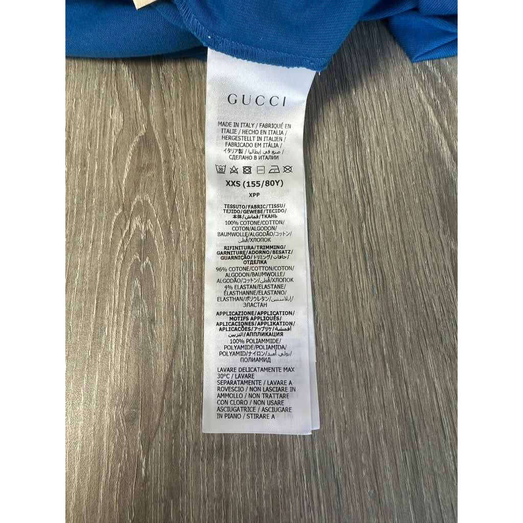 Gucci X Adidas Robe mi-longue Bleu XXS