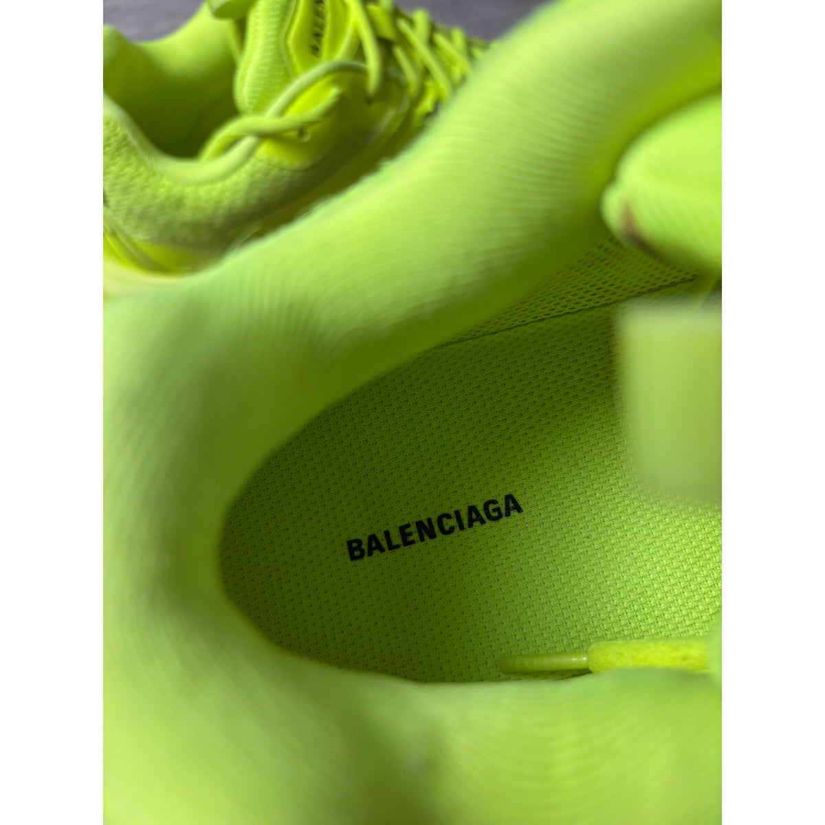 Balenciaga Baskets en cuir Track Jaune 41