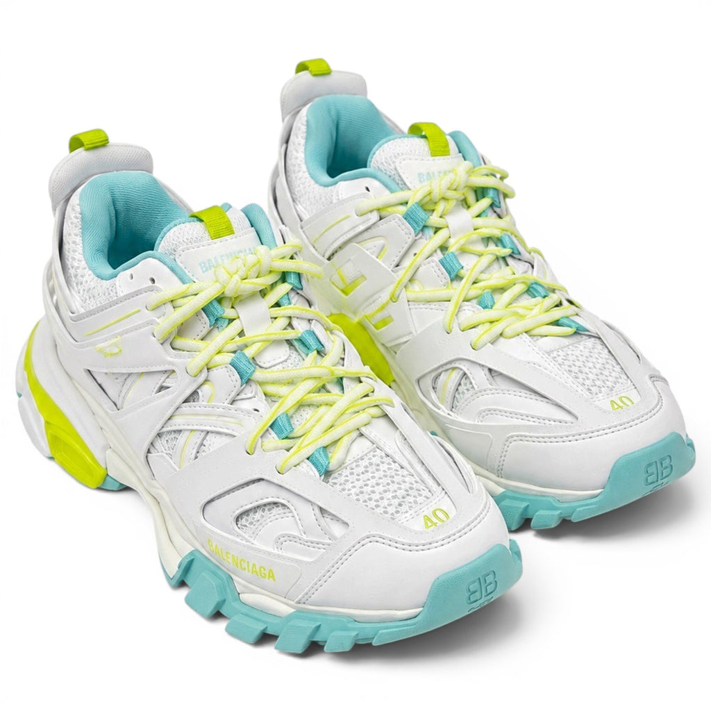 Balenciaga Baskets en cuir Track Blanc 40