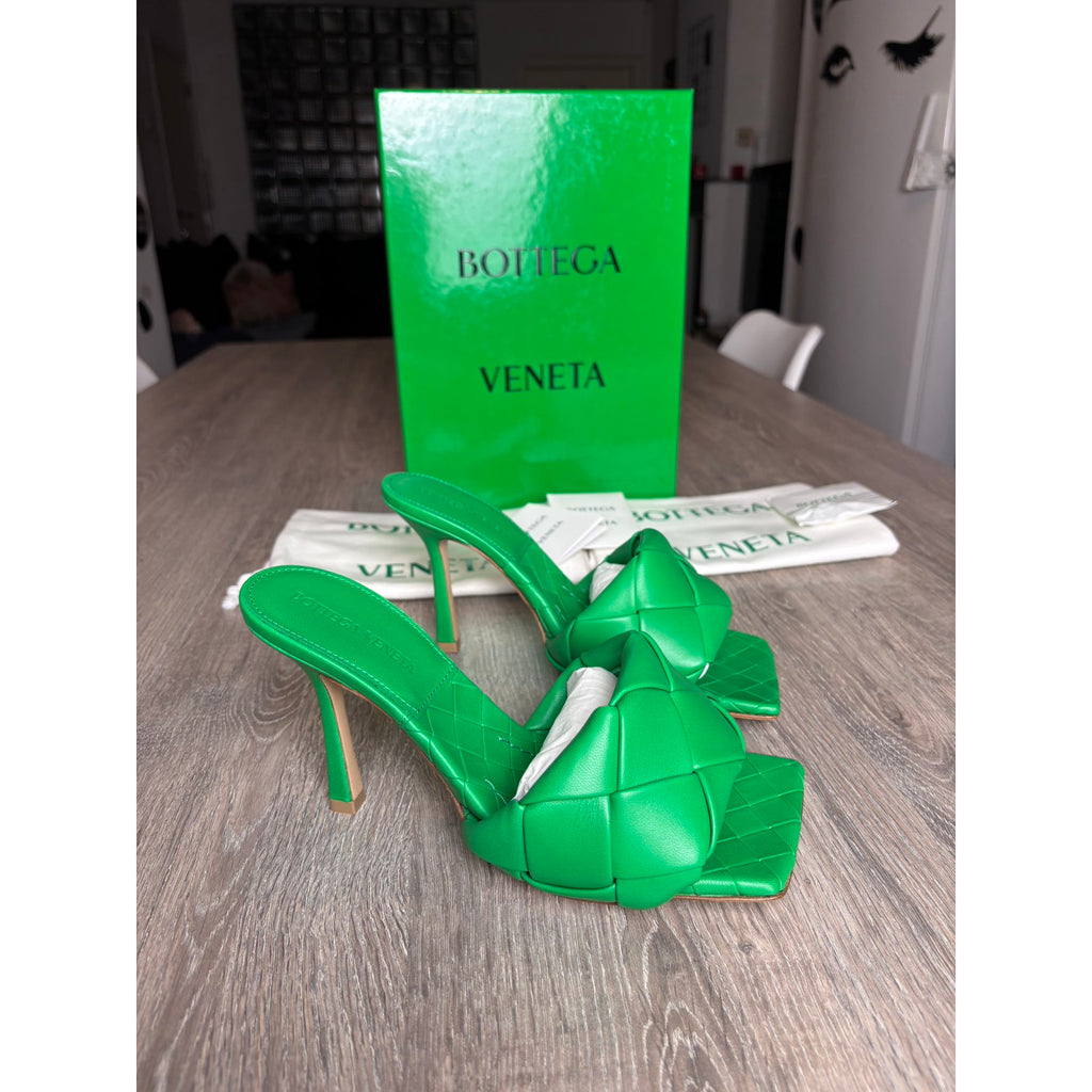 Bottega Veneta Sandales en cuir Lido Vert 37
