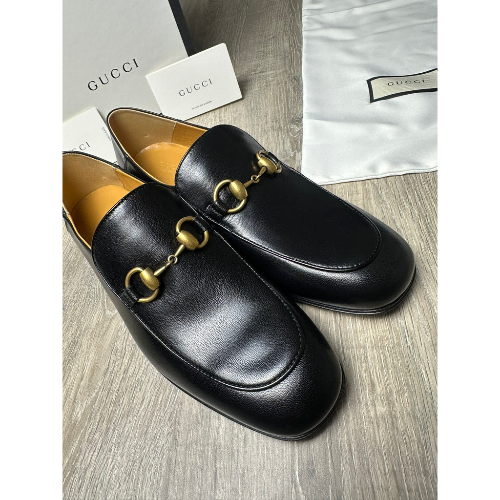 Gucci Mocassins en cuir Jordaan Noir 39