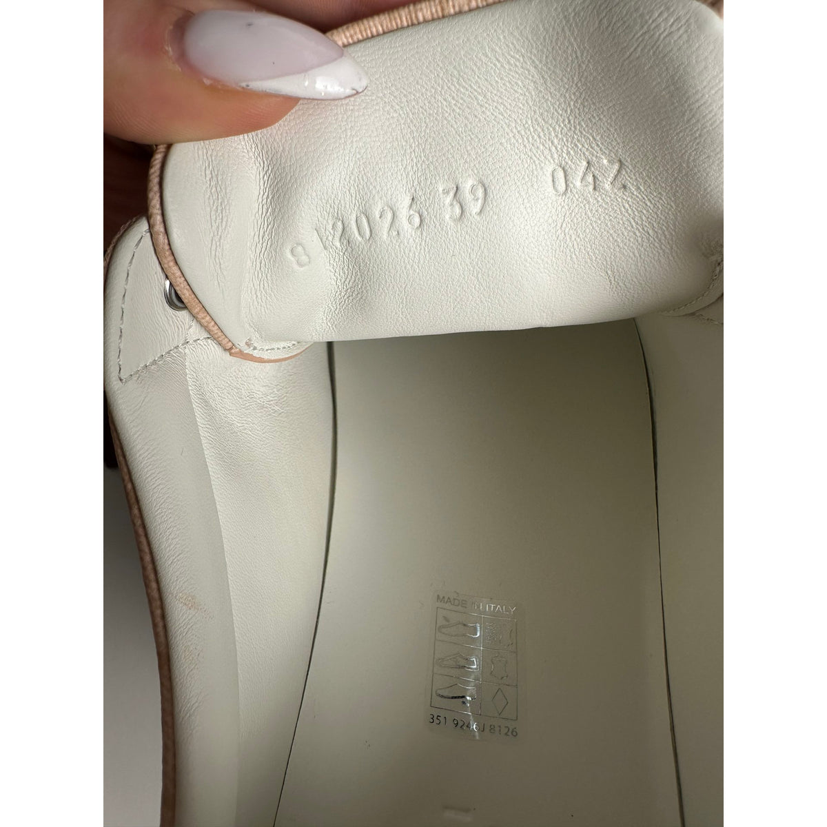 Gucci Baskets en cuir Ace Rose 39
