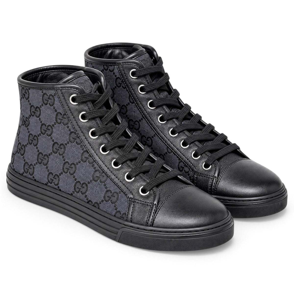 Gucci Baskets en toile Noir 35.5