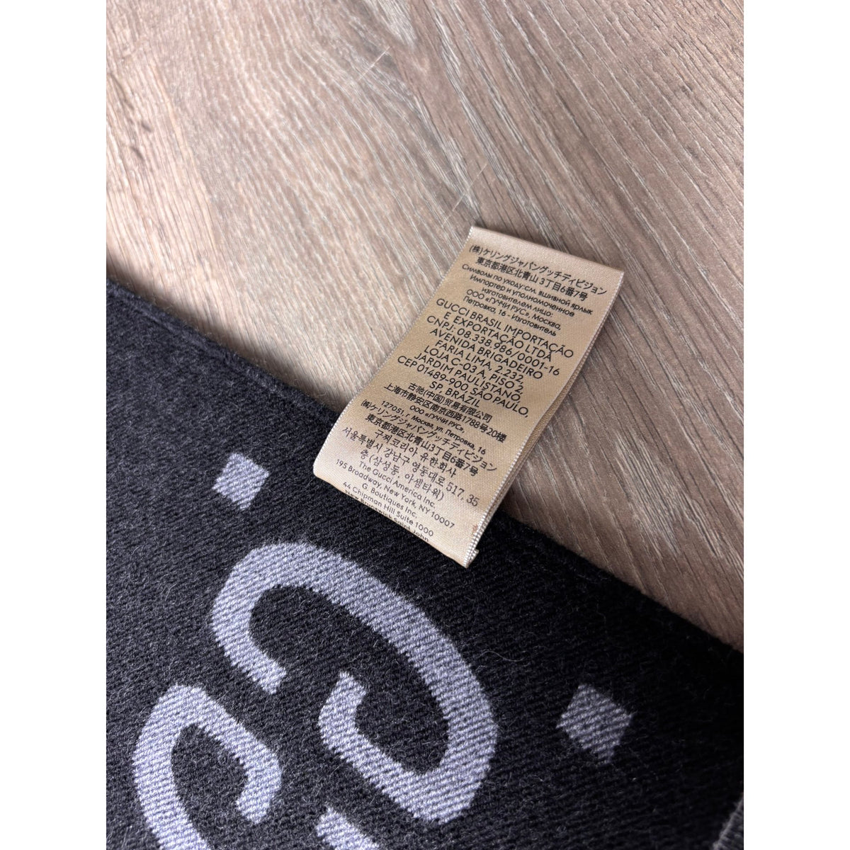 Gucci Echarpe en laine Noir