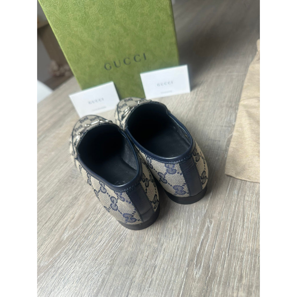 Gucci Mocassins en cuir Jordaan Marron 36.5