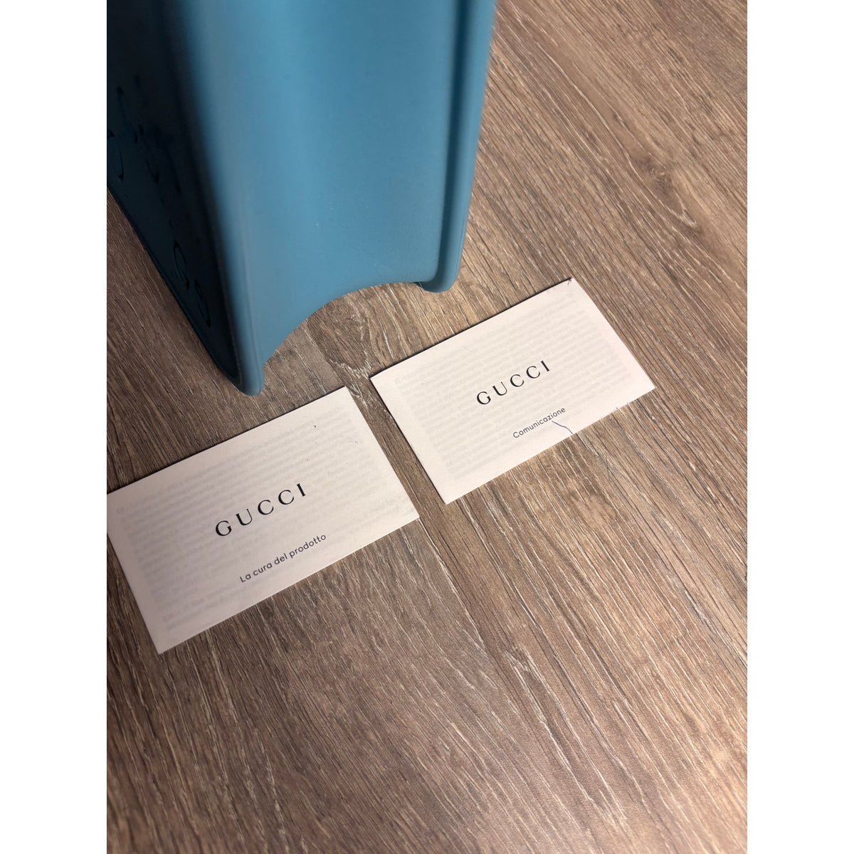 Gucci Cabas Bleu Largeur 33 cm, Hauteur 32 cm, Profondeur 8 cm