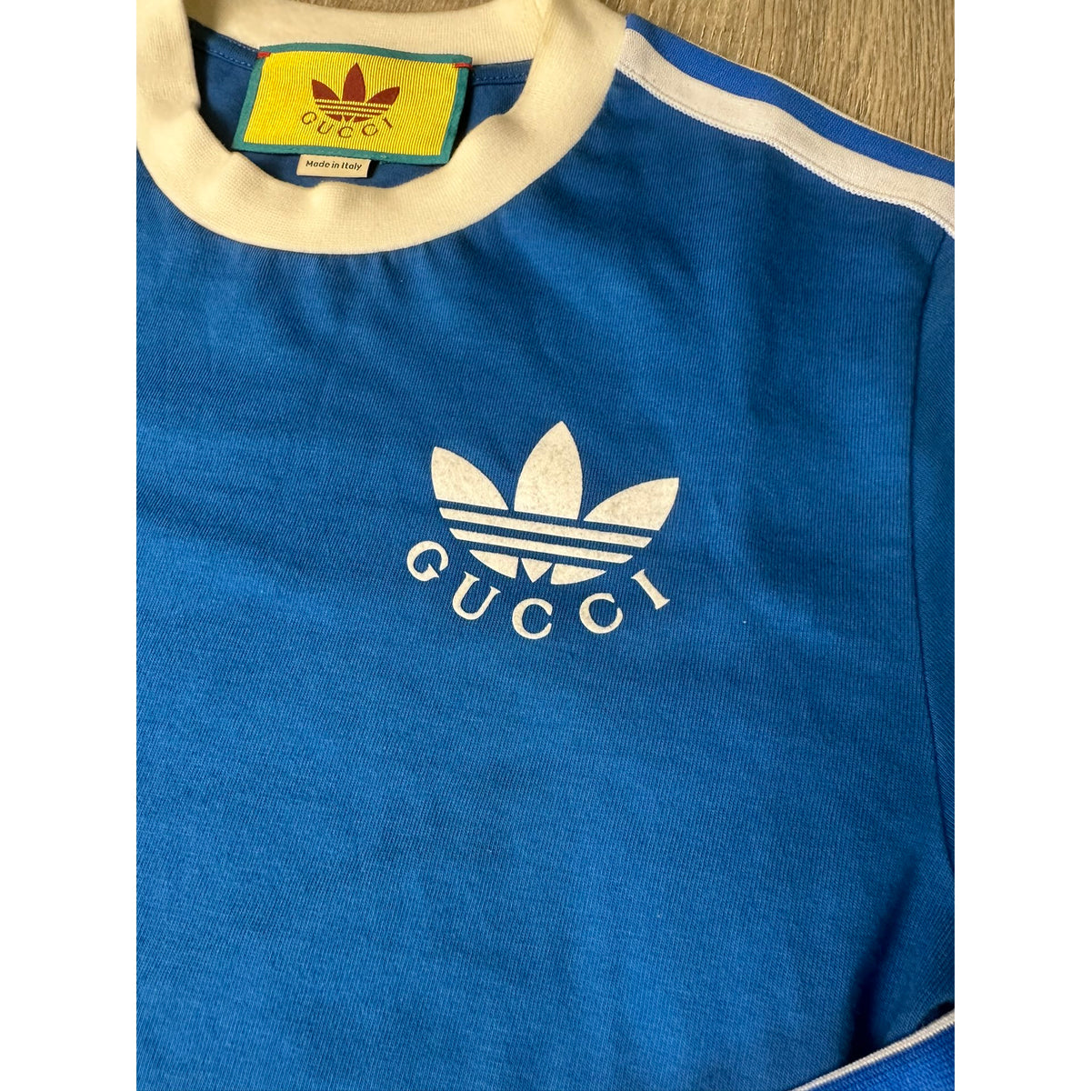 Gucci X Adidas Robe mi-longue Bleu XXS