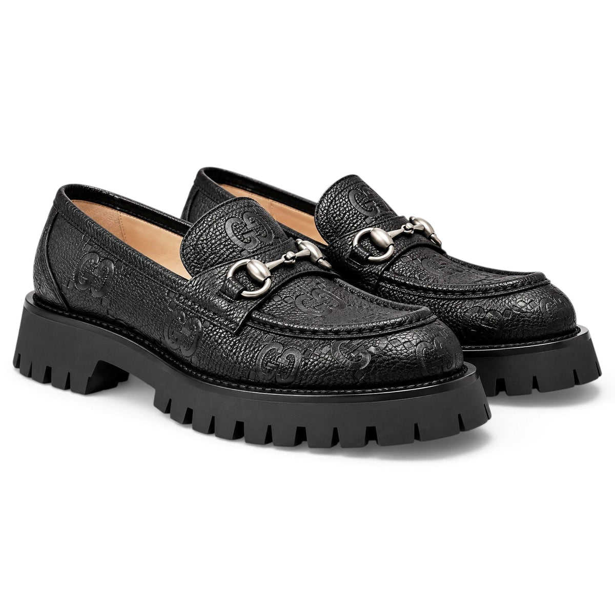 Gucci Mocassins en cuir Jordaan Noir 36.5