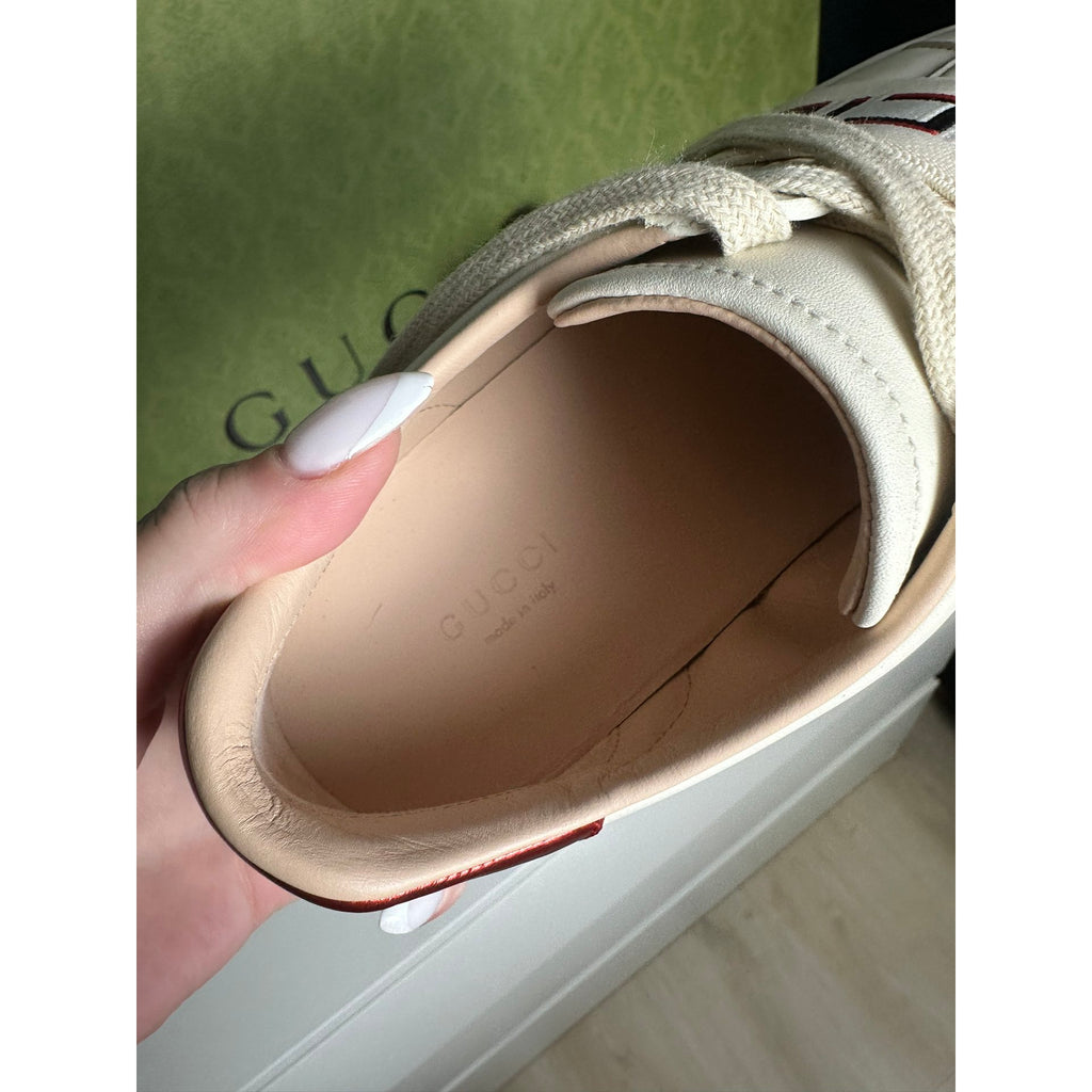 Gucci Baskets en cuir Ace Blanc 36.5