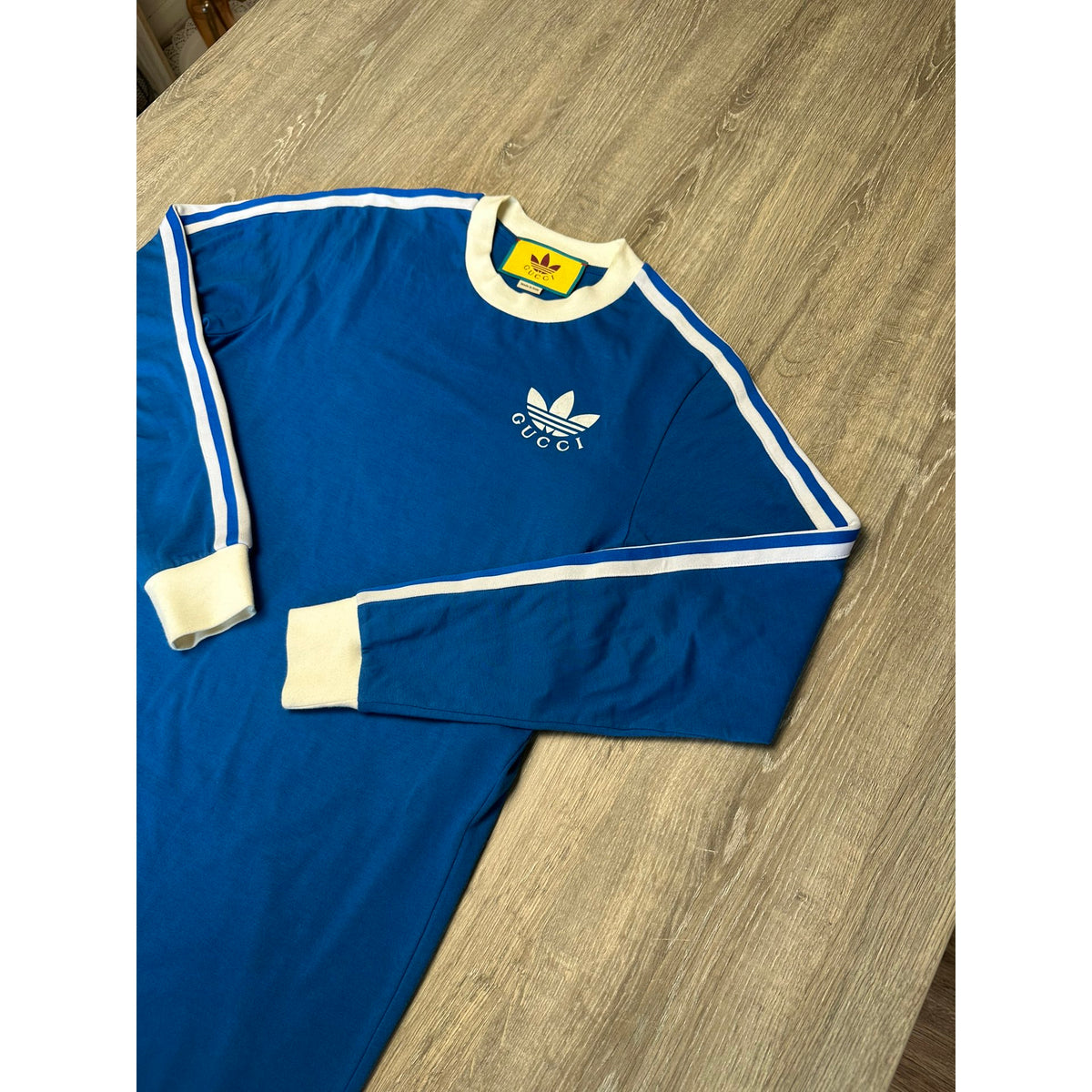 Gucci X Adidas Robe mi-longue Bleu XXS