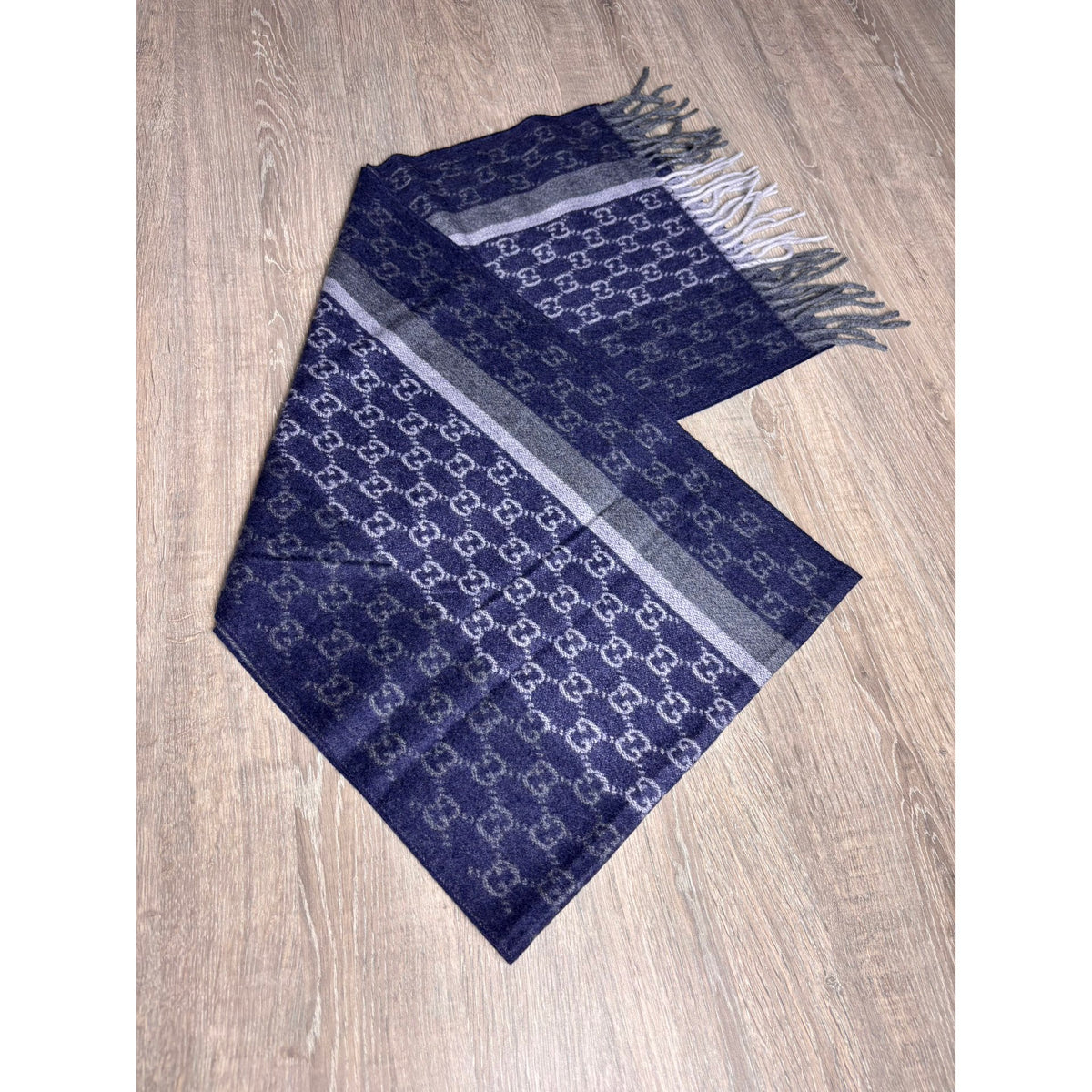 Gucci Echarpe en cachemire Bleu