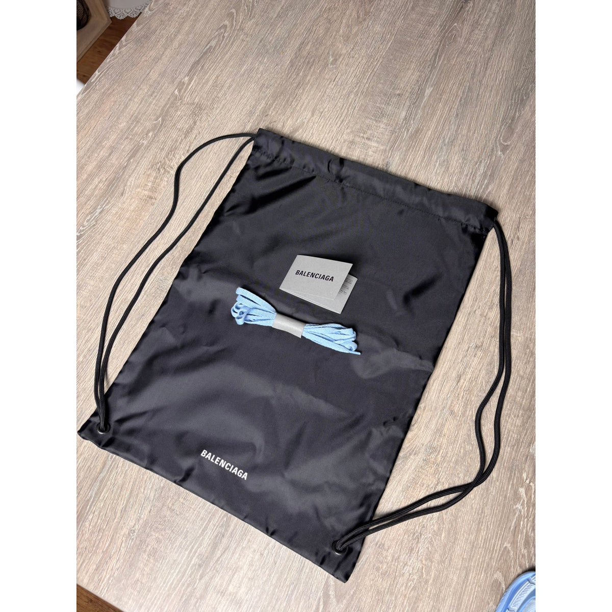 Balenciaga Baskets en toile Triple S Bleu 38