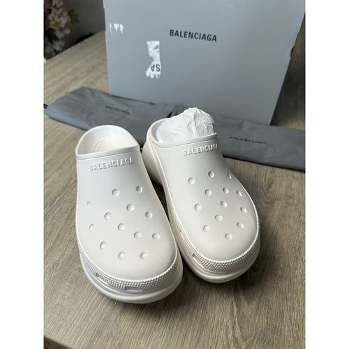 Balenciaga Mules Blanc 37