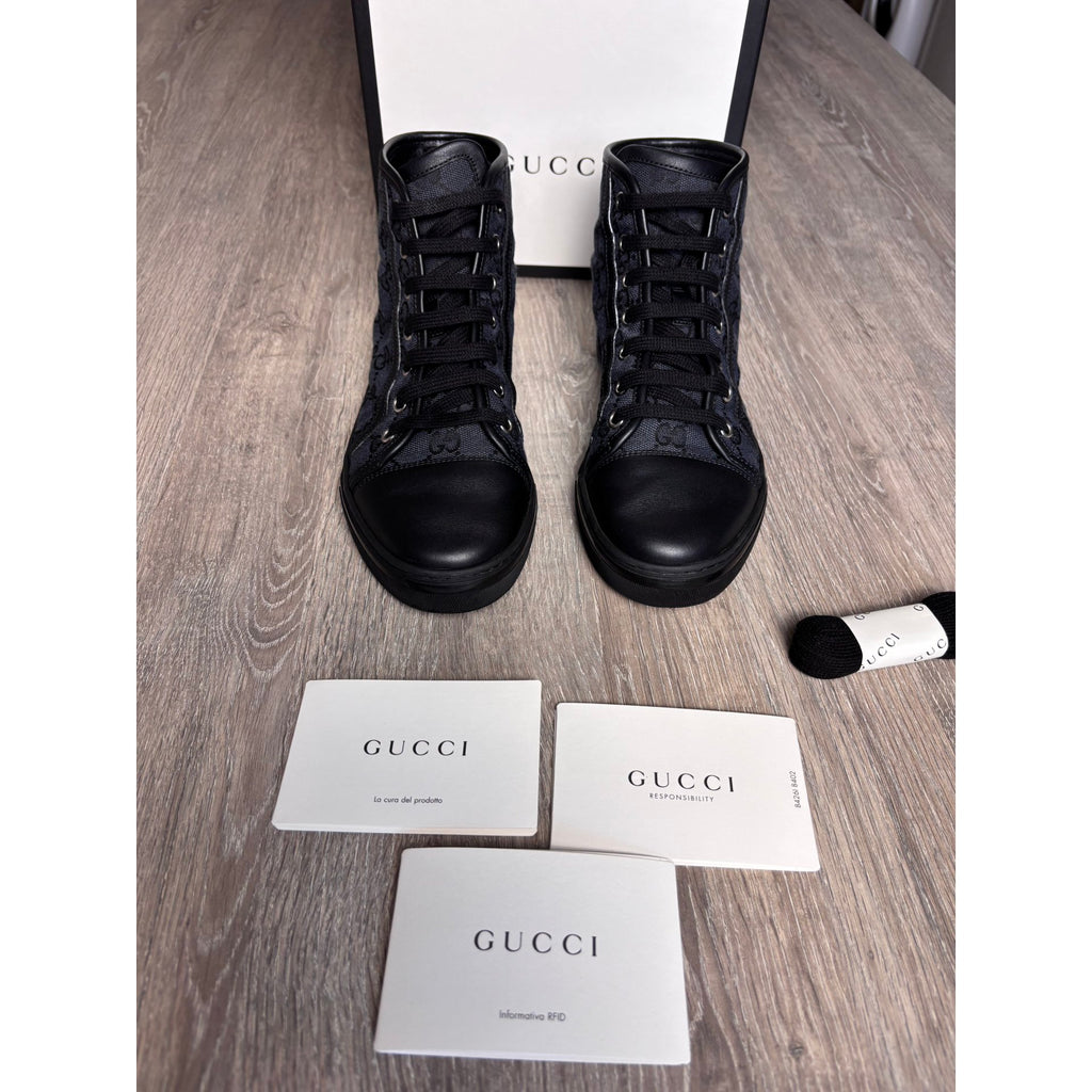 Gucci Baskets en toile Noir 35.5