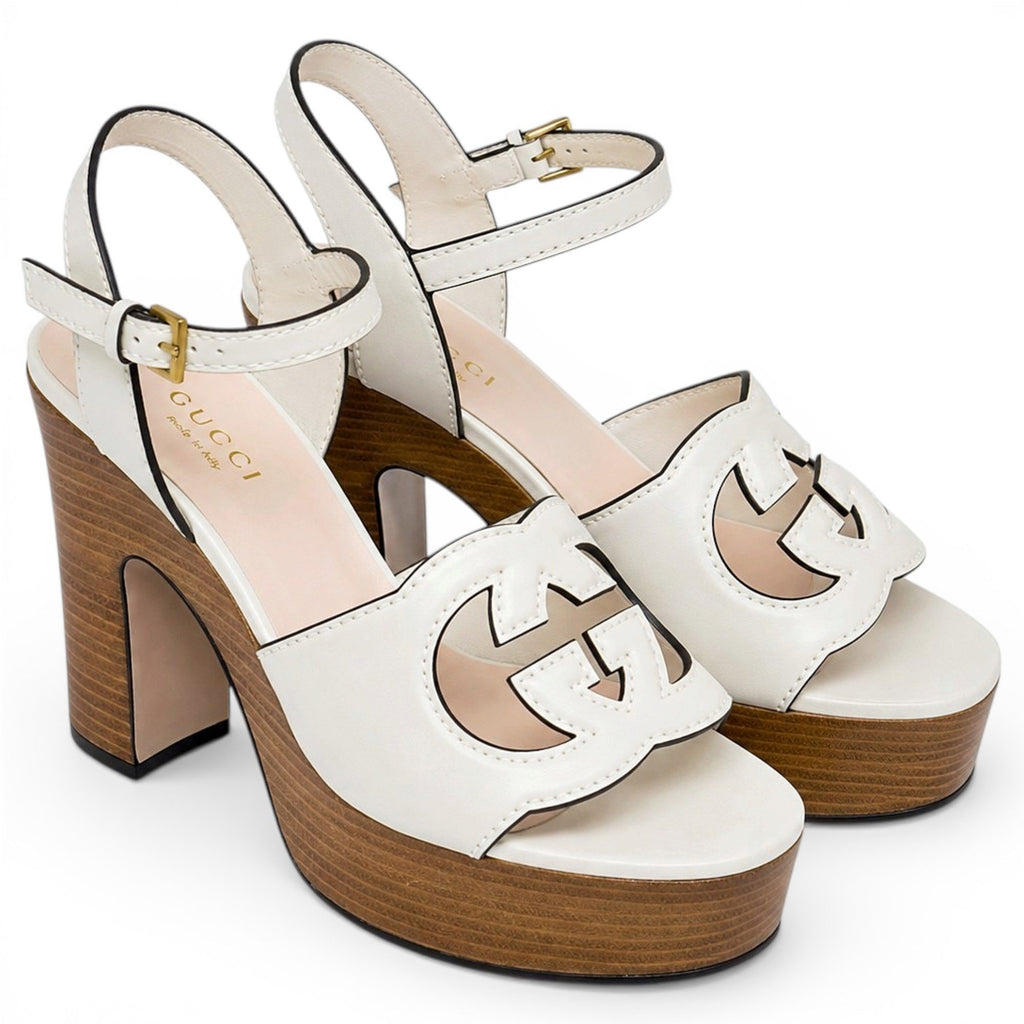 Gucci Escarpins en cuir Blanc 37