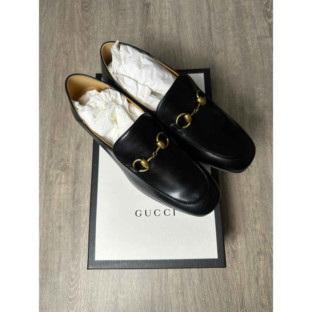 Gucci Mocassins en cuir Jordaan Noir 39