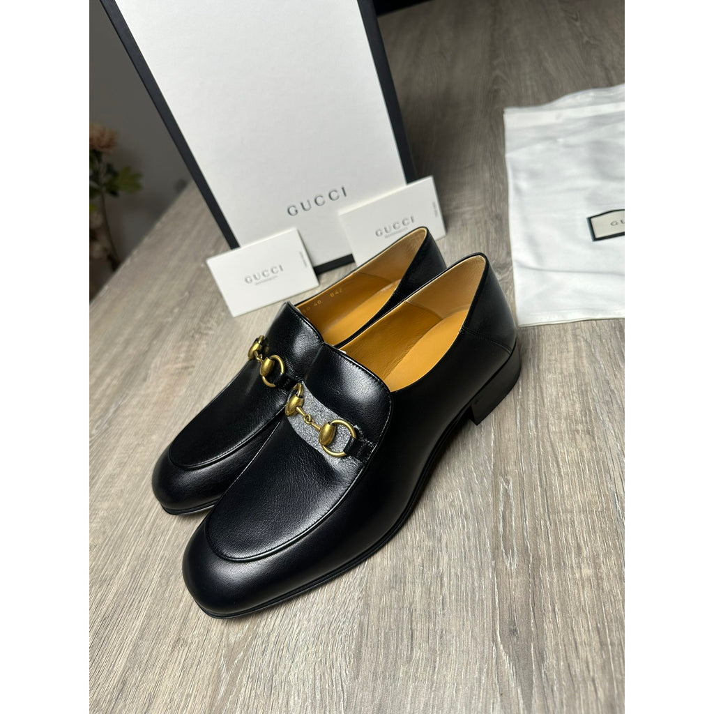 Gucci Mocassins en cuir Jordaan Noir 40