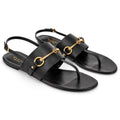 Gucci Sandales en cuir Marmont Noir 36