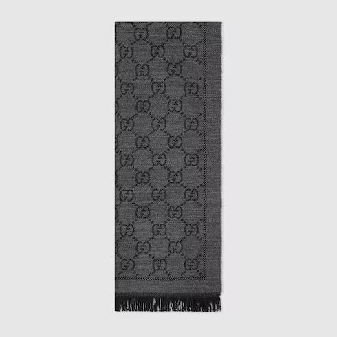 Gucci Echarpe en laine Noir