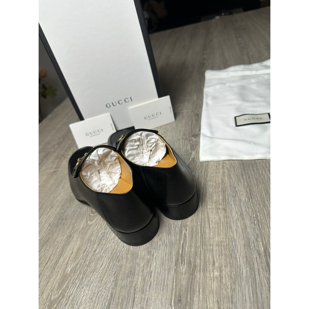 Gucci Mocassins en cuir Jordaan Noir 40