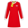 Gucci X Adidas Robe mi-longue Rouge XS