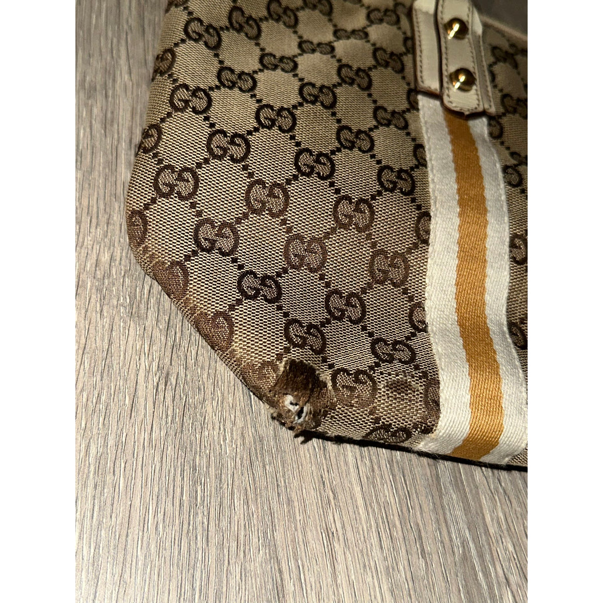 Gucci Sac à main en toile Joy Marron Largeur 32 cm, Hauteur 26 cm, Profondeur 16 cm