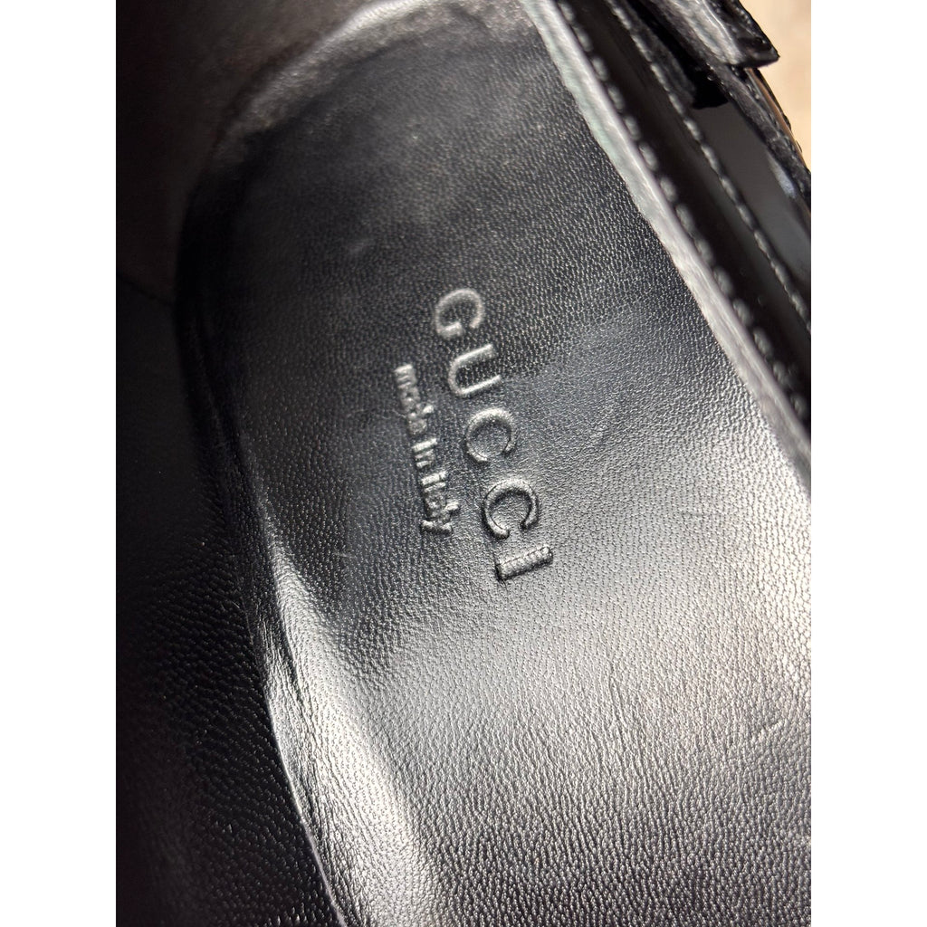 Gucci Escarpins en cuir verni Gucci Signoria Noir 37