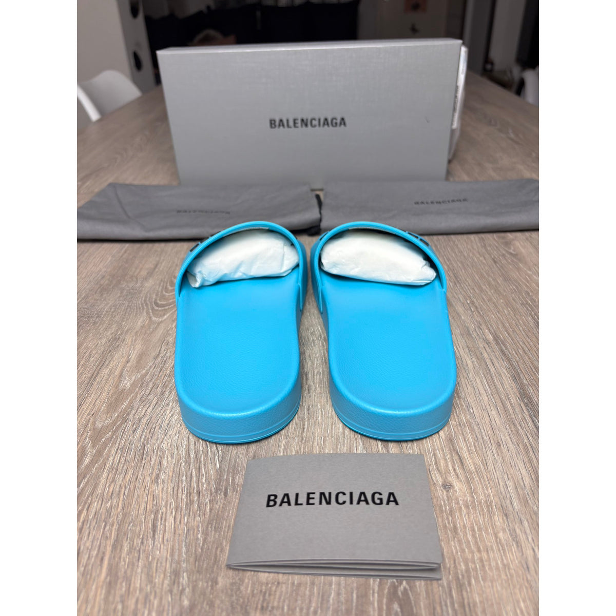 Balenciaga Mules Bleu 37