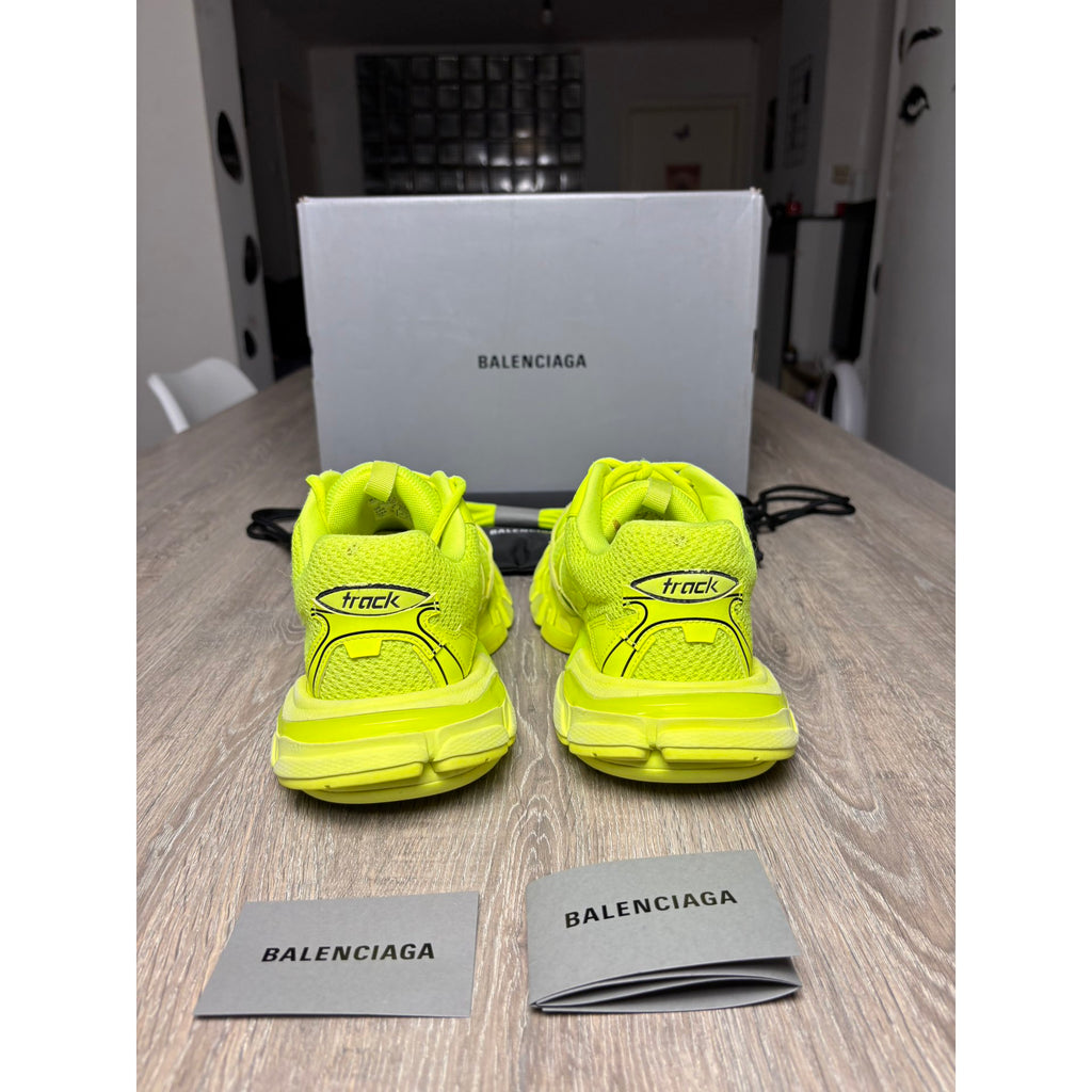 Balenciaga Baskets en cuir Track Jaune 41