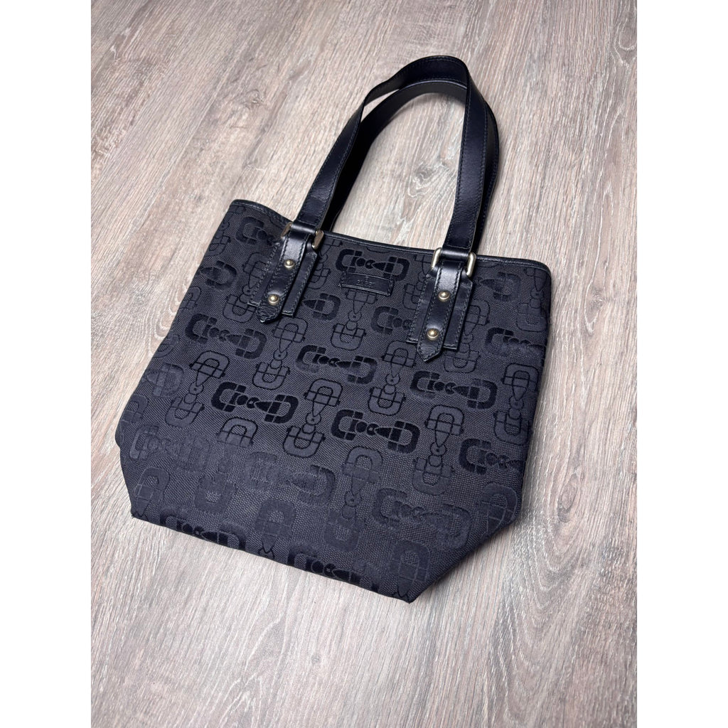 Gucci Sac à main en toile Noir Largeur 18 cm, Hauteur 24 cm, Profondeur 12 cm
