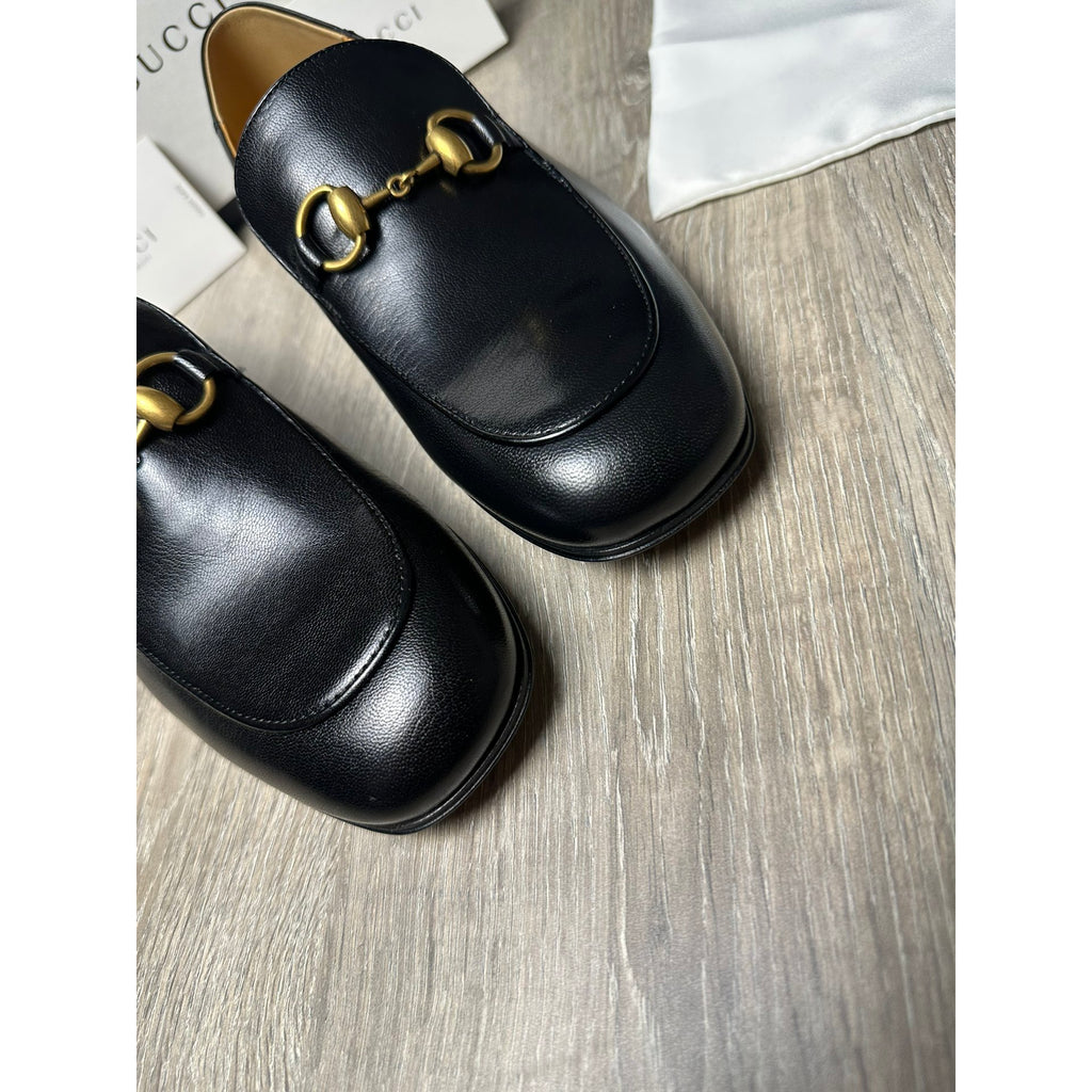 Gucci Mocassins en cuir Jordaan Noir 39