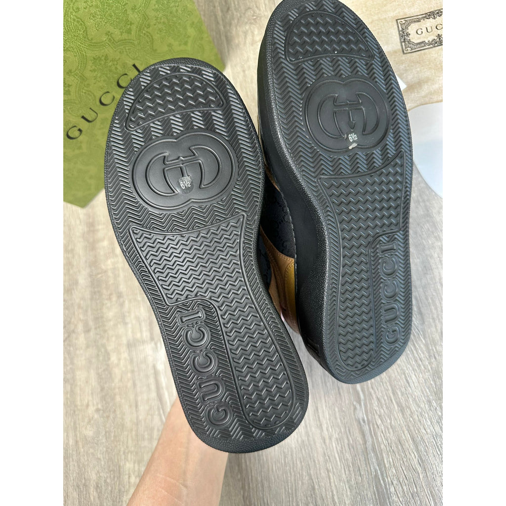 Gucci Baskets en cuir Marron 6.5