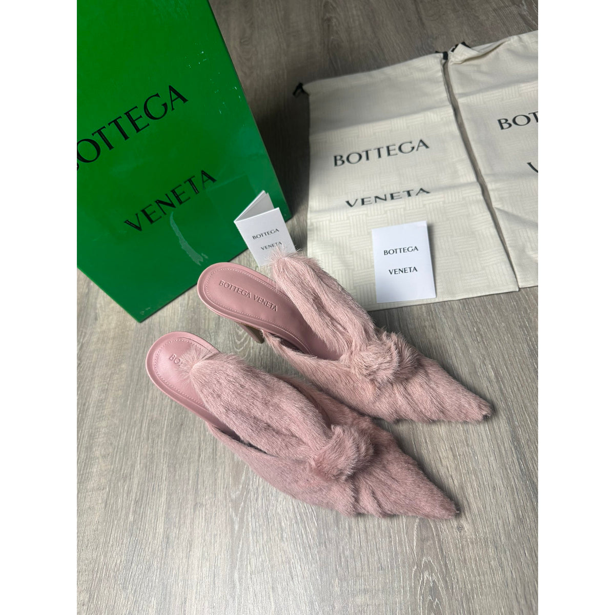 Bottega Veneta Sandales Rose 38