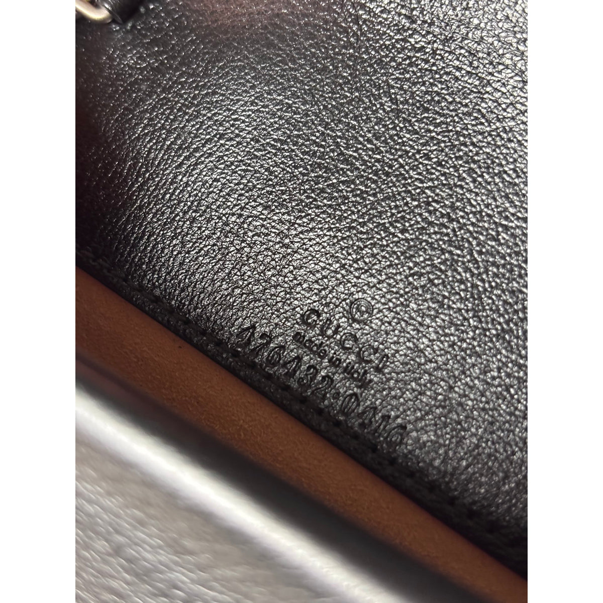 Gucci Sac bandoulière en cuir Dionysus Super Mini Bleu Largeur 16.5 cm, Hauteur 10 cm, Profondeur 4 cm
