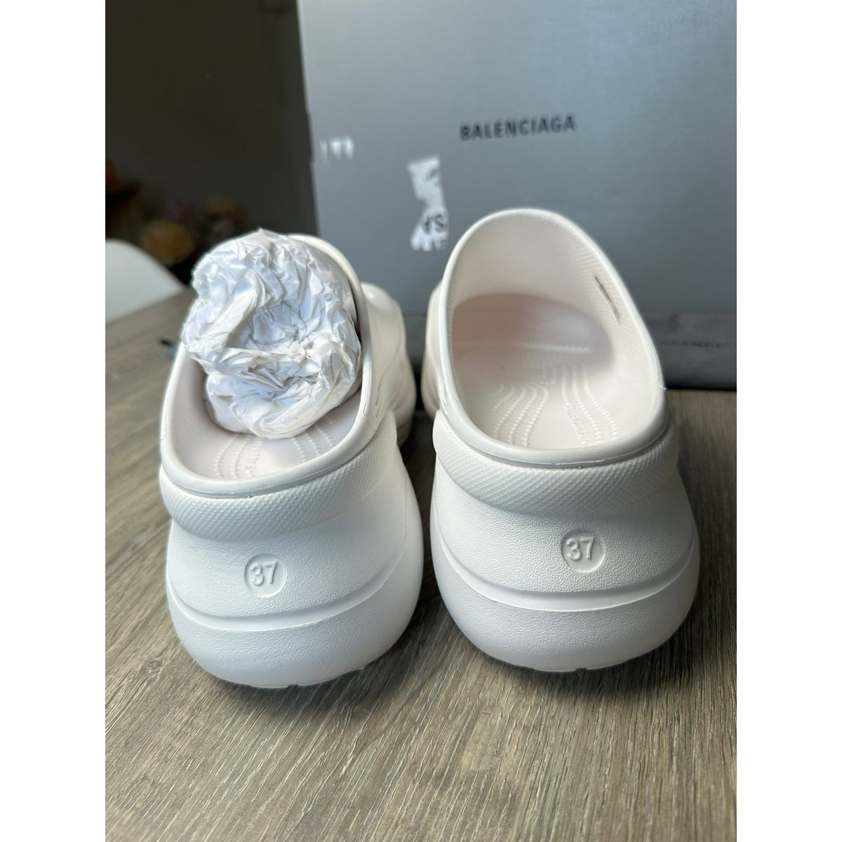 Balenciaga Mules Blanc 37