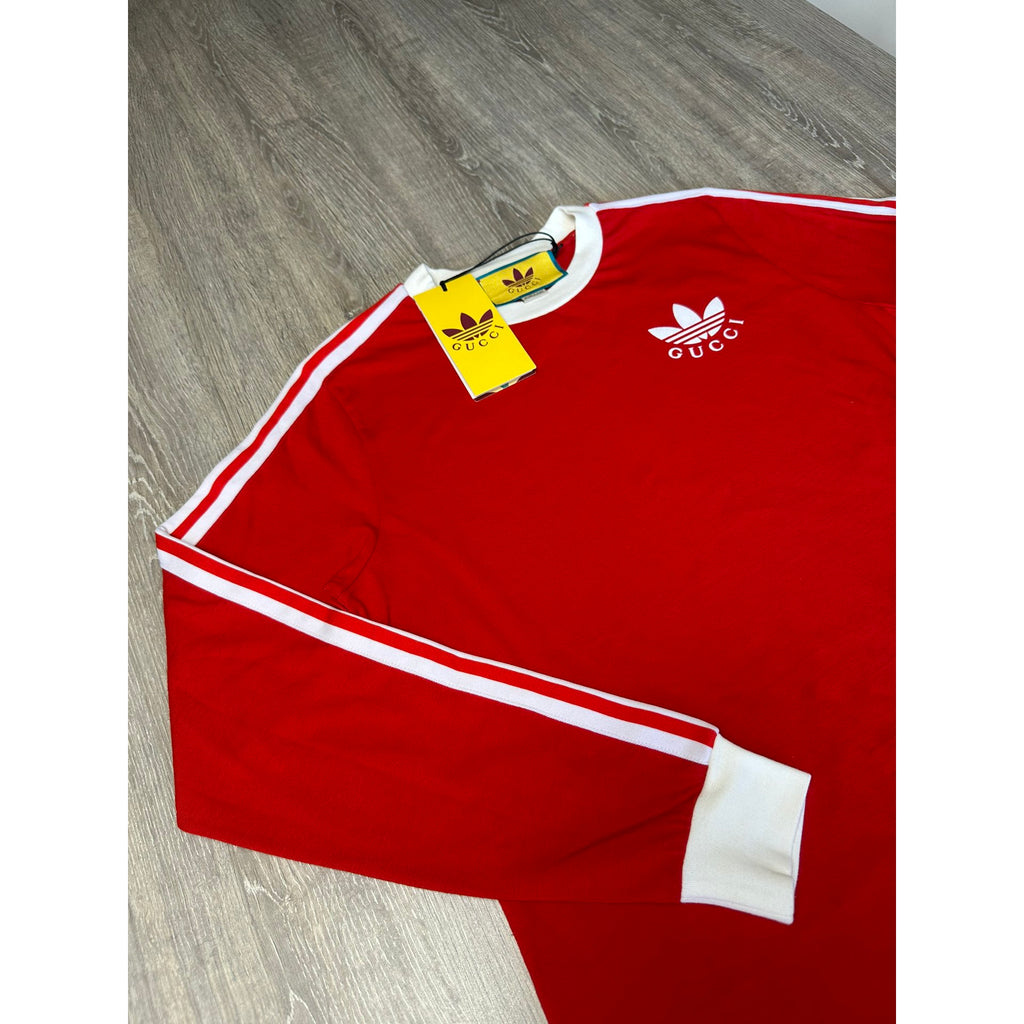Gucci X Adidas Robe mi-longue Rouge XS