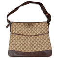 Gucci Sac bandoulière en toile Marron Largeur 28 cm, Hauteur 24 cm, Profondeur 3 cm