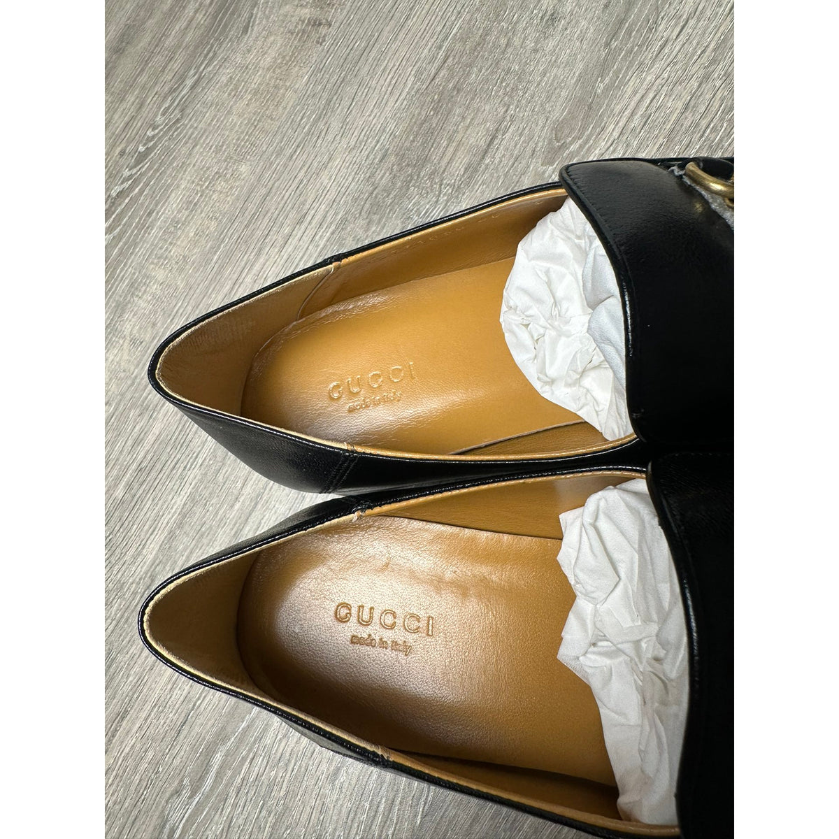 Gucci Mocassins en cuir Jordaan Noir 40