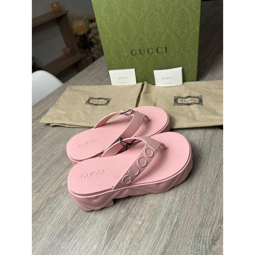 Gucci Tongs Rose 36