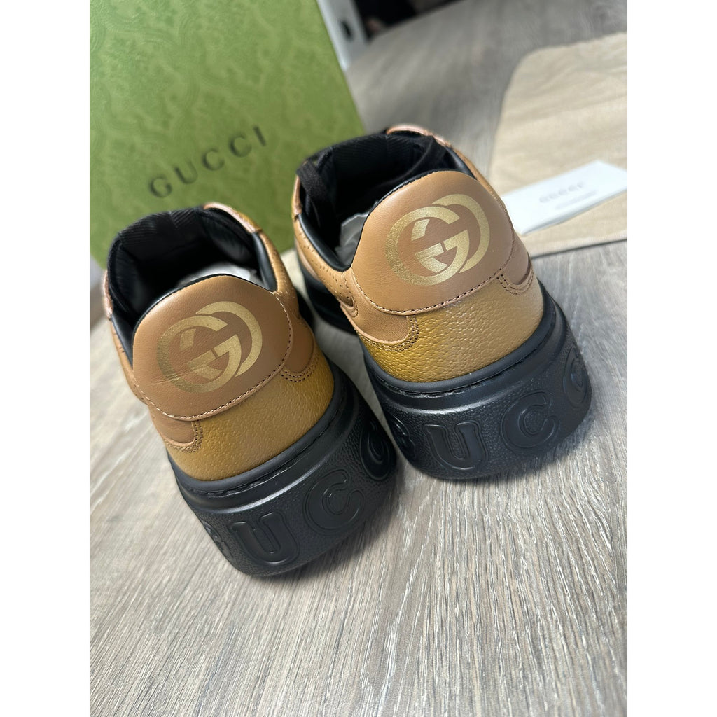 Gucci Baskets en cuir Marron 6.5