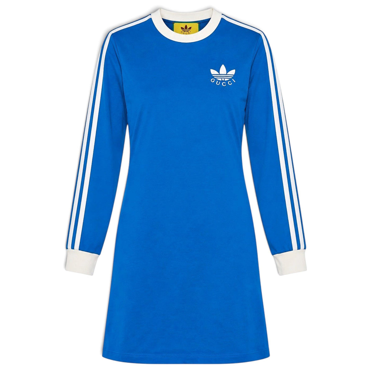Gucci X Adidas Robe mi-longue Bleu XXS