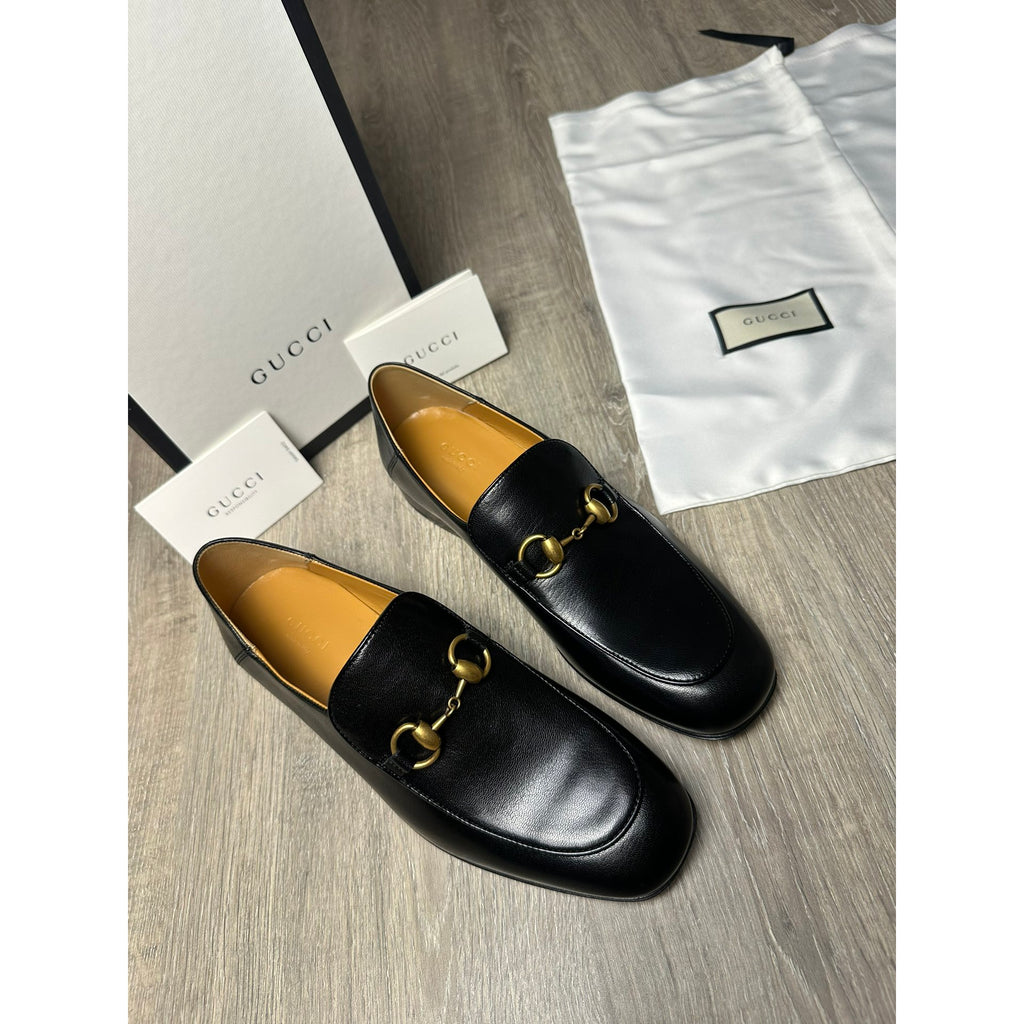 Gucci Mocassins en cuir Jordaan Noir 39