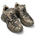 Balenciaga Baskets en cuir Runner Marron 45