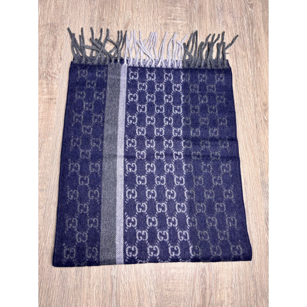 Gucci Echarpe en cachemire Bleu