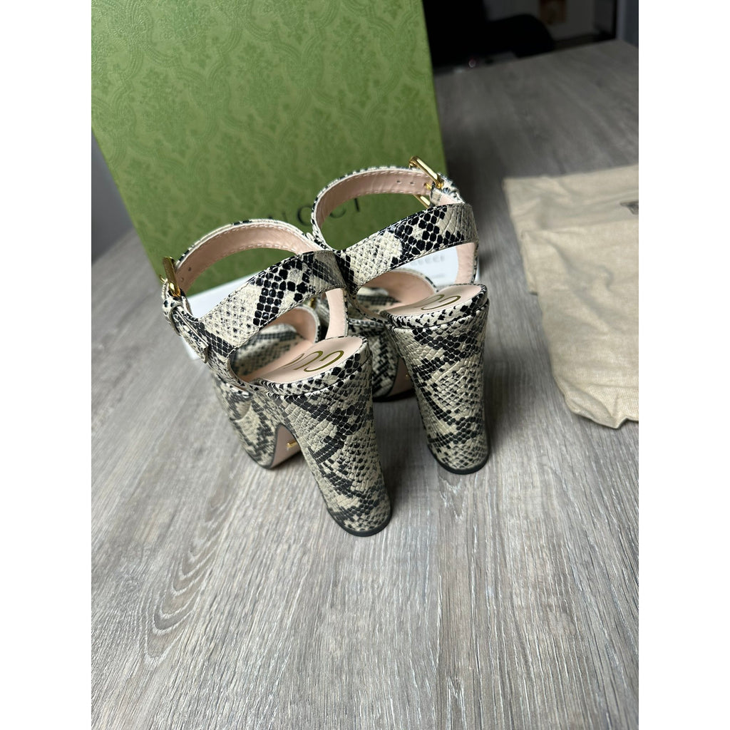 Gucci Escarpins en cuir Marron 35.5