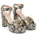 Gucci Escarpins en cuir Marron 35.5
