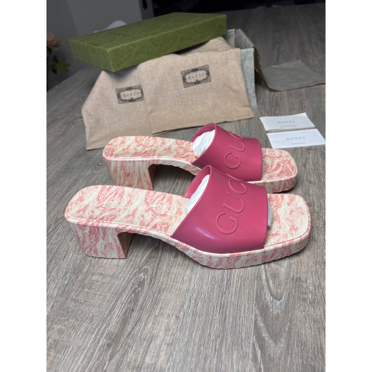Gucci Sandales Rose 41